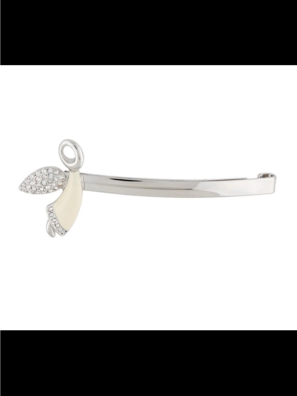 New Swarovski Women's Dancing Rhodium Silver Angel Hair Pin 916959 #1344